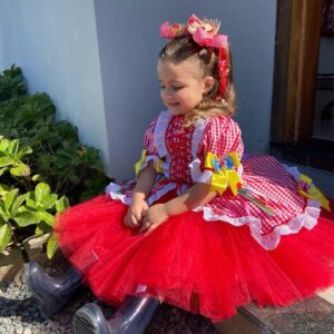vestido sinha vermelho