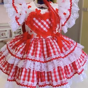 Vestido junino coraçãozinho